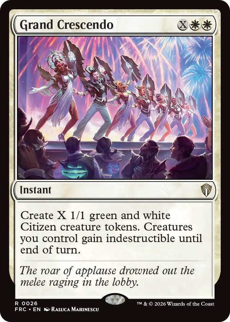 Image for Grand Crescendo (26) [Commander: Reality Fracture] - Magic: The Gathering