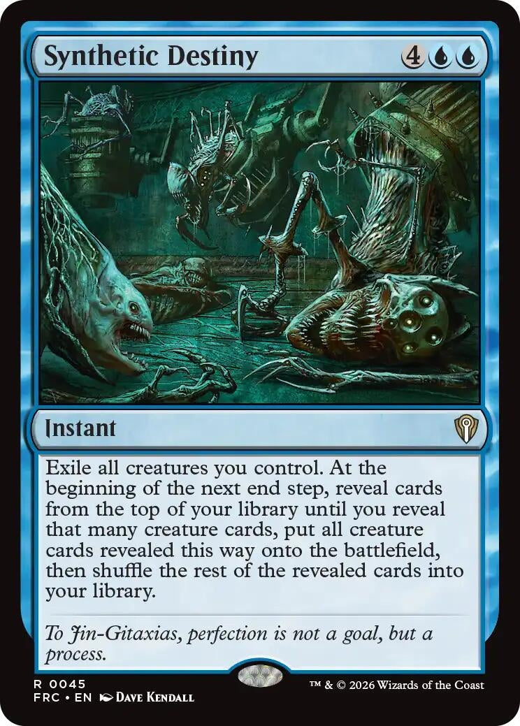 Image for Synthetic Destiny (45) [Commander: Reality Fracture] - Magic: The Gathering
