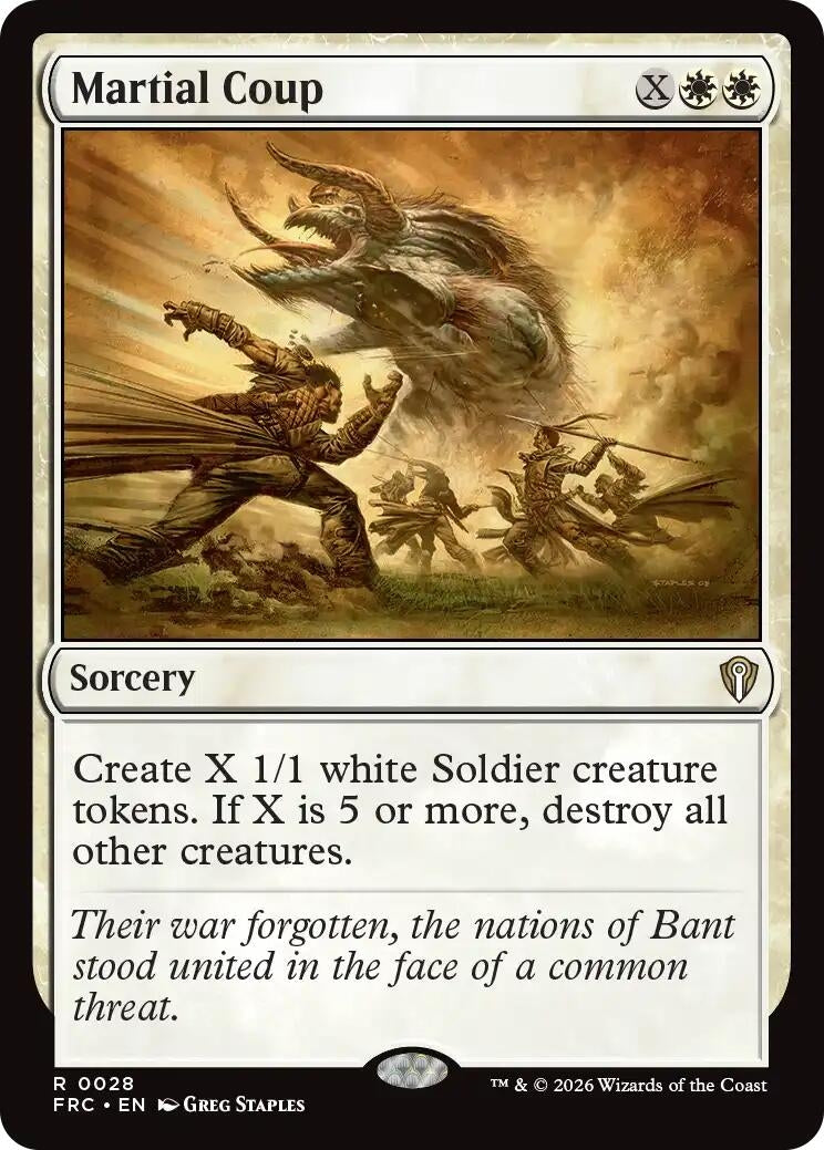 Image for Martial Coup (28) [Commander: Reality Fracture] - Magic: The Gathering
