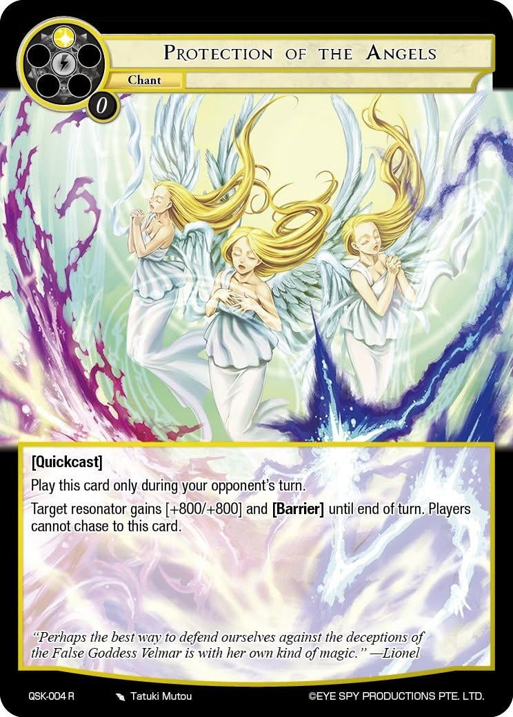 Image for Protection of the Angels (QSK-004 R) [The Quest of the Seven Keys] - Force of Will