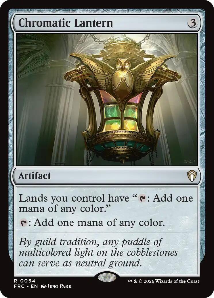 Image for Chromatic Lantern (54) [Commander: Reality Fracture] - Magic: The Gathering