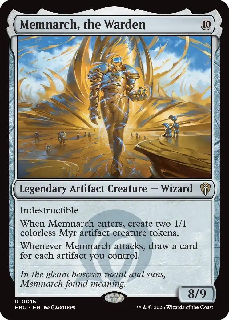 Image for Memnarch, the Warden (15) [Commander: Reality Fracture] - Magic: The Gathering