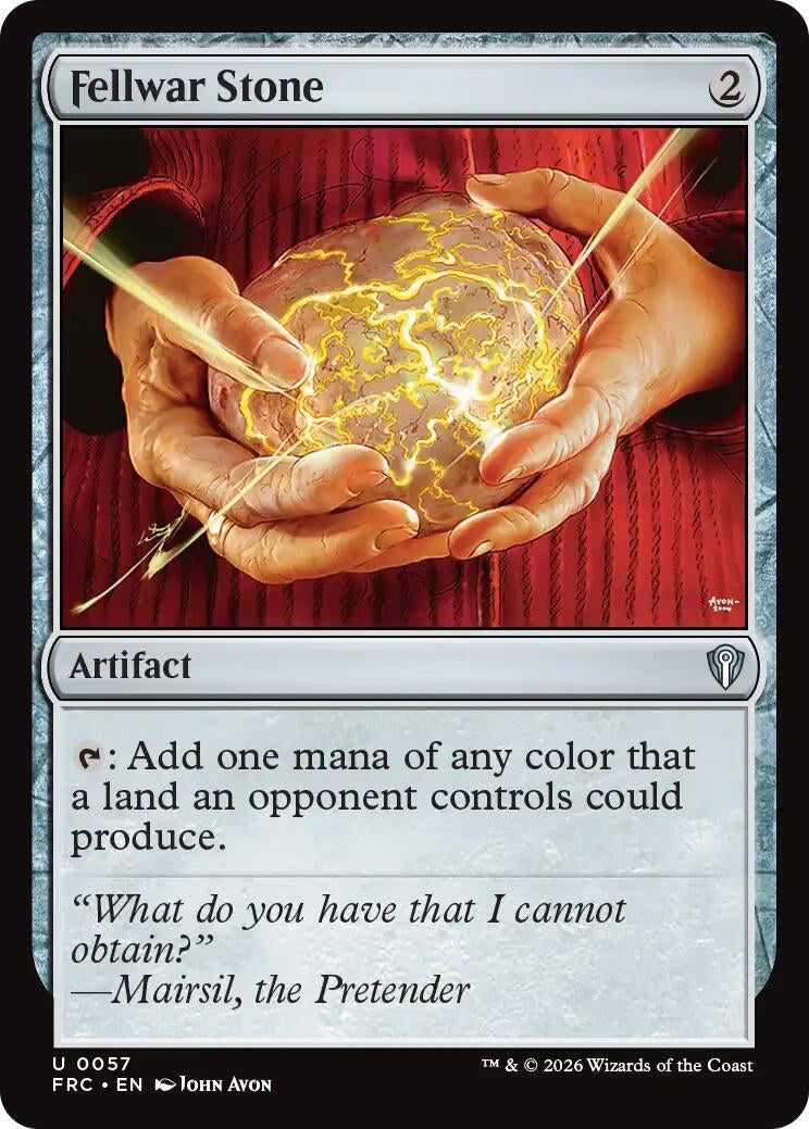 Image for Fellwar Stone (57) [Commander: Reality Fracture] - Magic: The Gathering