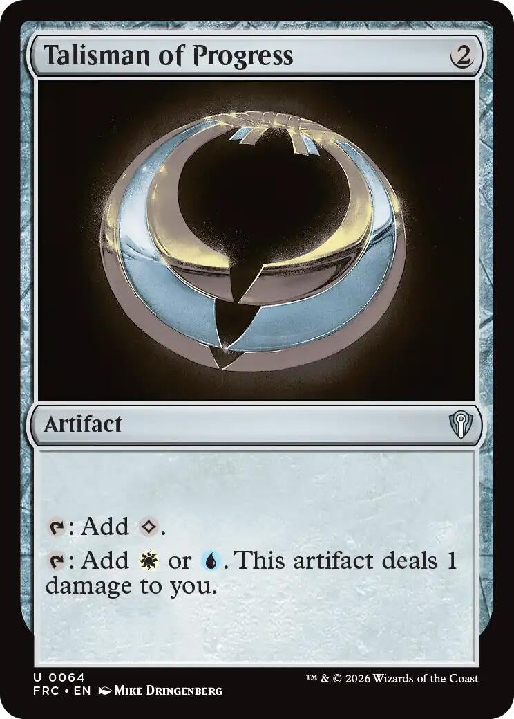 Image for Talisman of Progress (64) [Commander: Reality Fracture] - Magic: The Gathering