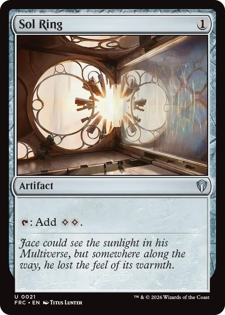 Image for Sol Ring (21) [Commander: Reality Fracture] - Magic: The Gathering