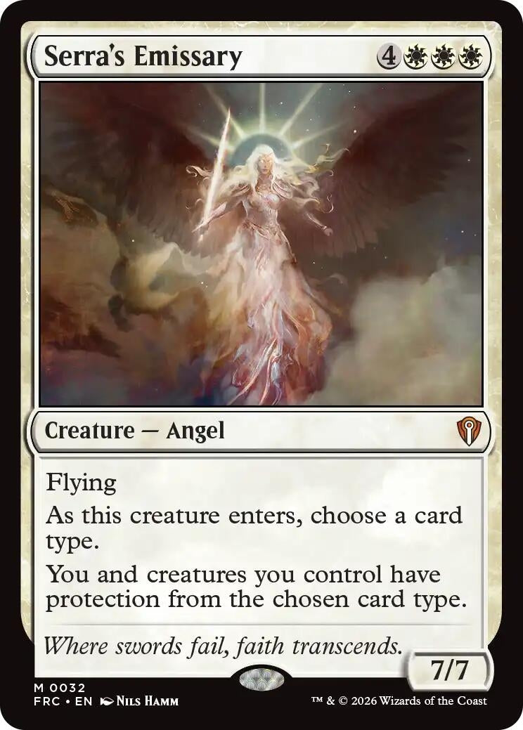 Image for Serra's Emissary (32) [Commander: Reality Fracture] - Magic: The Gathering