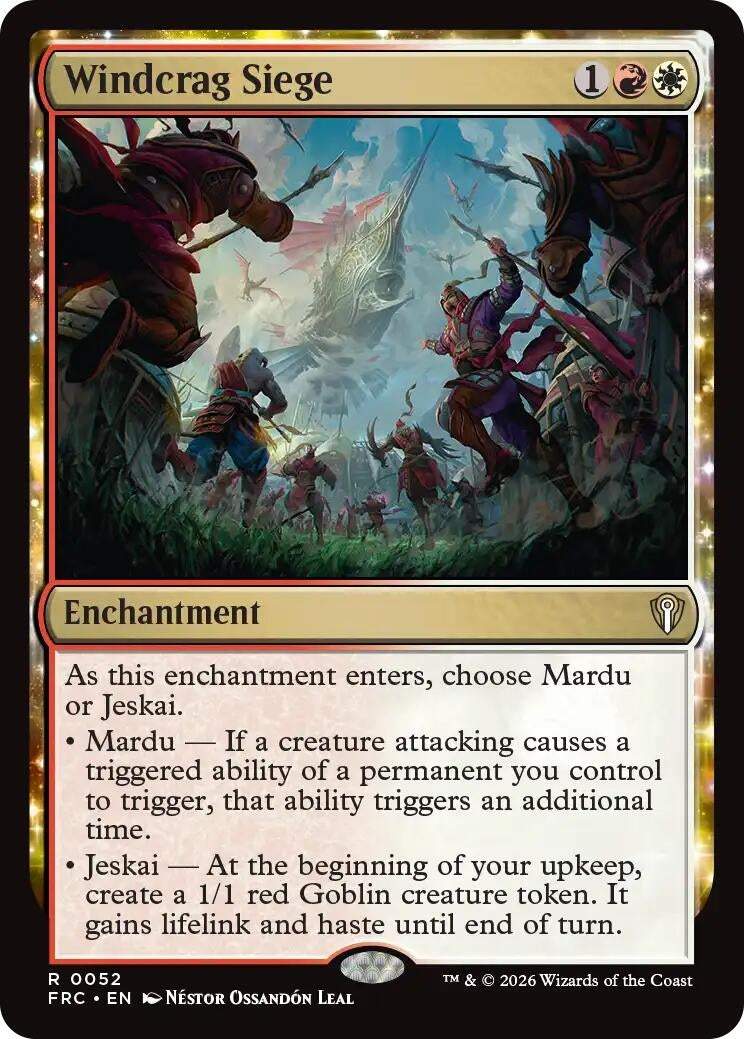 Image for Windcrag Siege (52) [Commander: Reality Fracture] - Magic: The Gathering