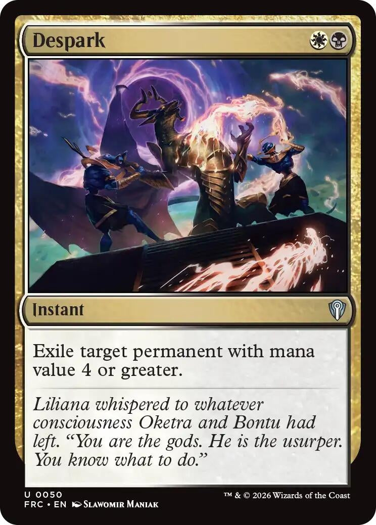 Image for Despark (50) [Commander: Reality Fracture] - Magic: The Gathering
