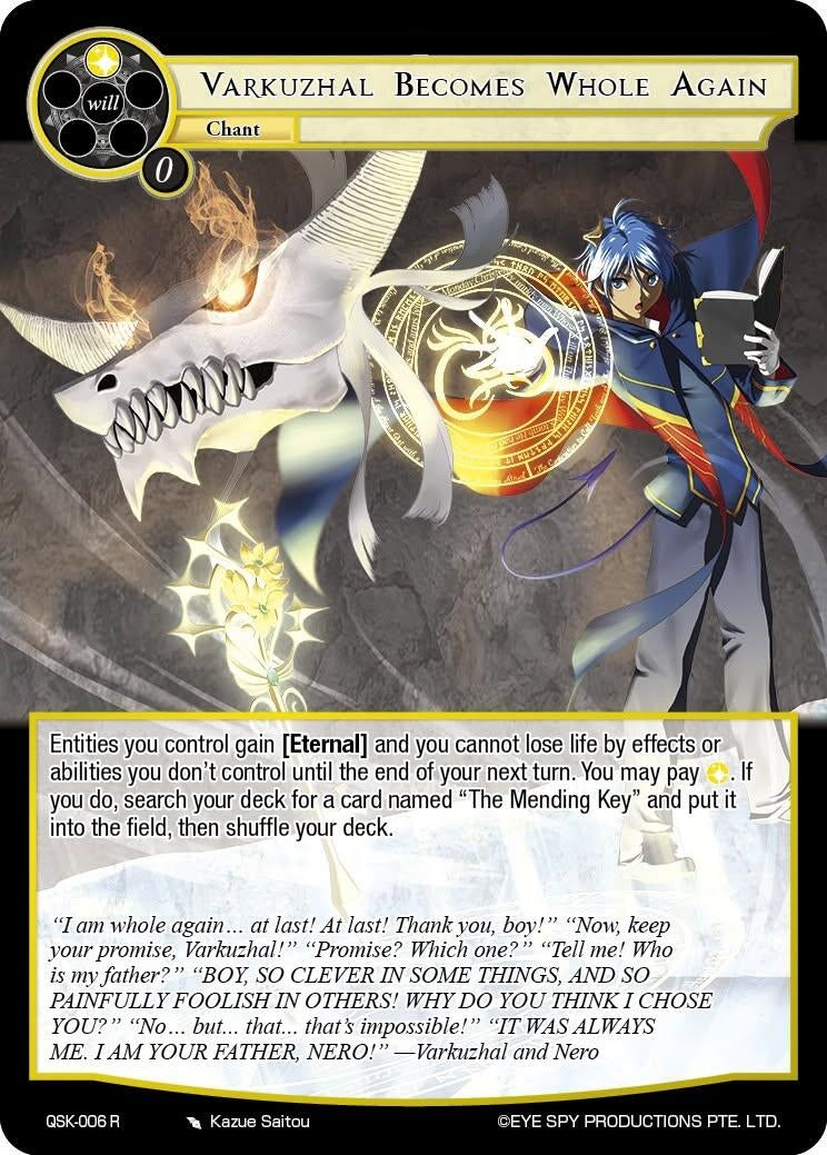 Image for Varkuzhal Becomes Whole Again (QSK - 006 R) [The Quest of the Seven Keys] - Force of Will