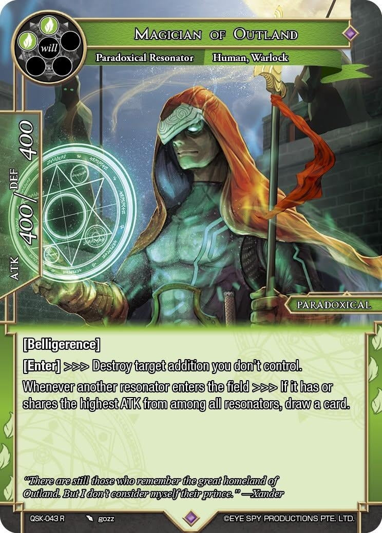Image for Magician of Outland (QSK-043 R) [The Quest of the Seven Keys] - Force of Will