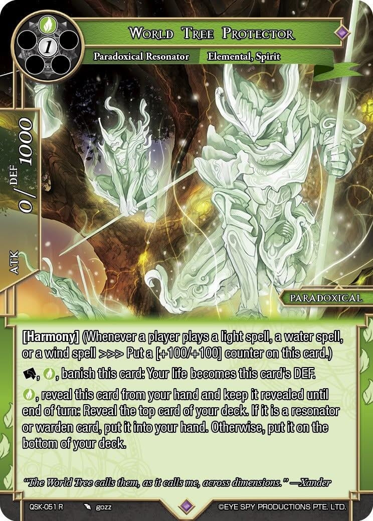 Image for World Tree Protector (QSK-051 R) [The Quest of the Seven Keys] - Force of Will