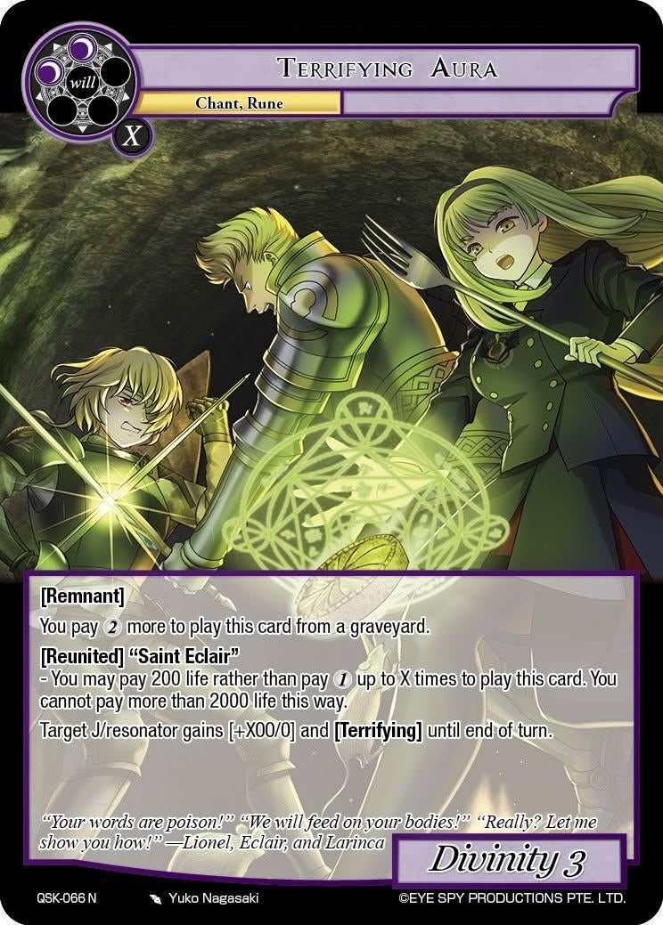 Image for Terrifying Aura [The Quest of the Seven Keys] - Force of Will