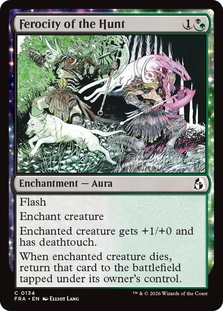 Image for Ferocity of the Hunt (134) [Reality Fracture] - Magic: The Gathering