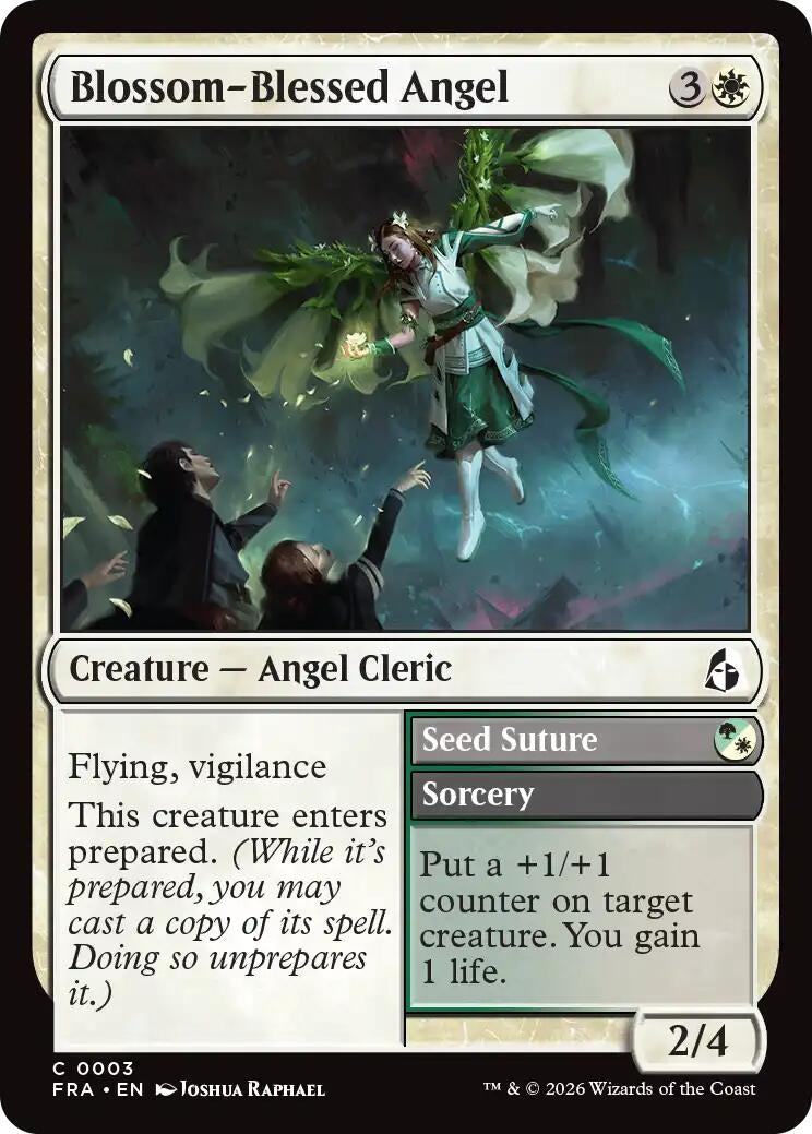 Image for Blossom-Blessed Angel (3) [Reality Fracture] - Magic: The Gathering