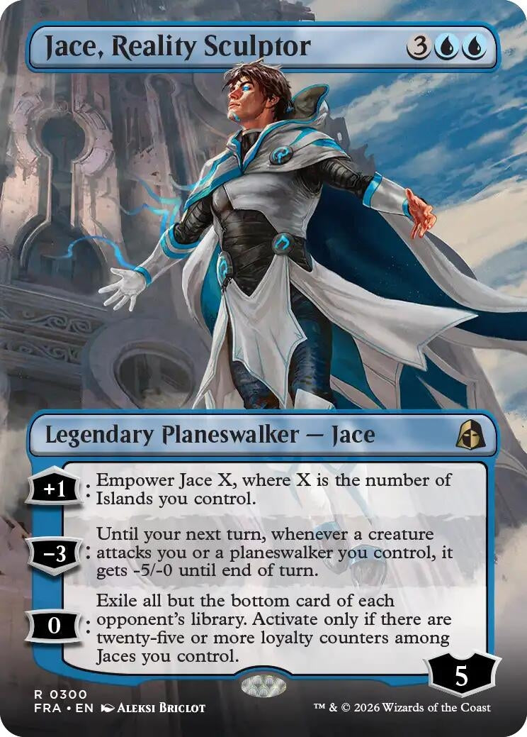 Image for Jace, Reality Sculptor (Borderless) (300) [Reality Fracture] - Magic: The Gathering