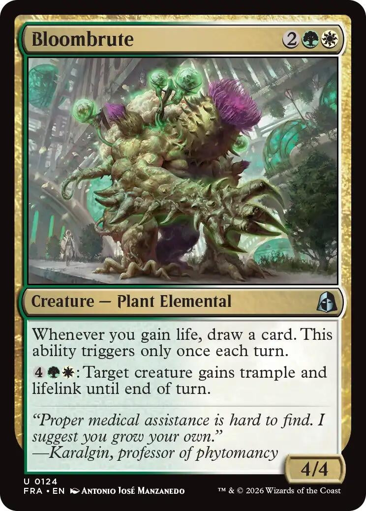 Image for Bloombrute (124) [Reality Fracture] - Magic: The Gathering