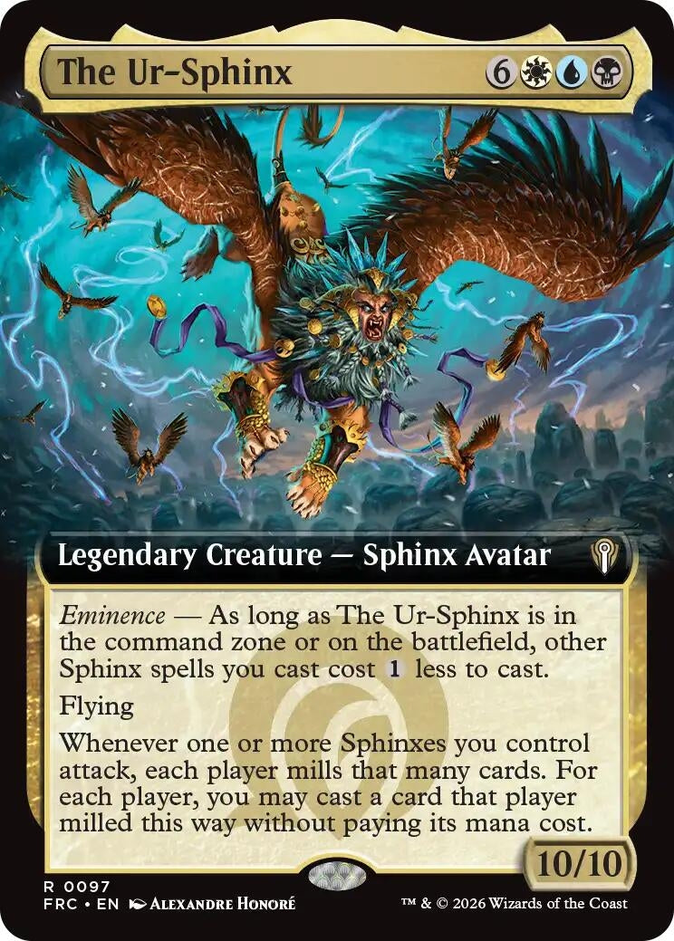 Image for The Ur-Sphinx (Extended Art) (97) [Commander: Reality Fracture] - Magic: The Gathering