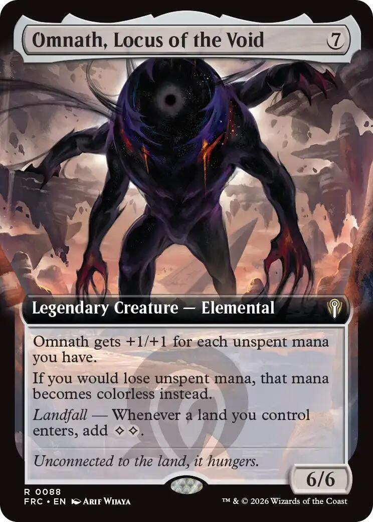 Image for Omnath, Locus of the Void (Extended Art) (88) [Commander: Reality Fracture] - Magic: The Gathering