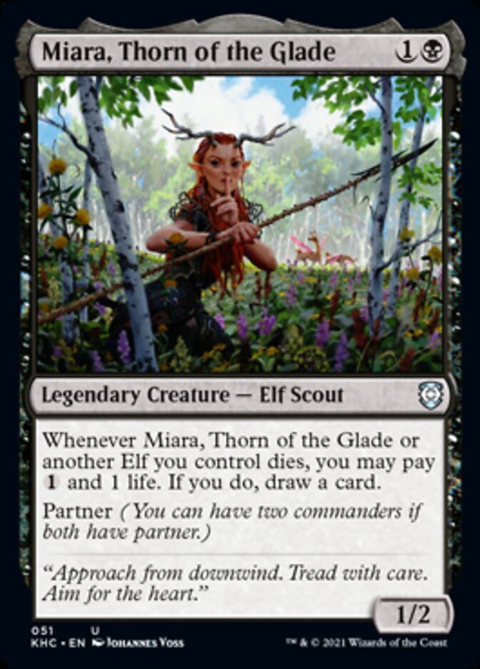 Miara, Thorn of the Glade (51) [Commander: Kaldheim]