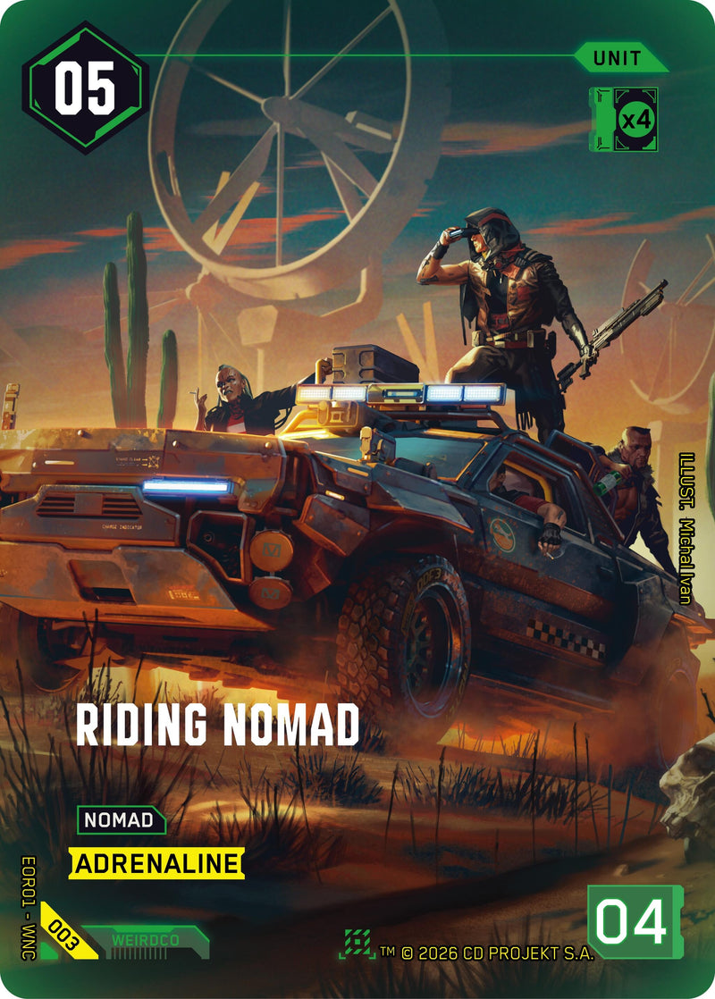 Image for Riding Nomad (003) [Edgerunner Open Season 1] - Cyberpunk TCG