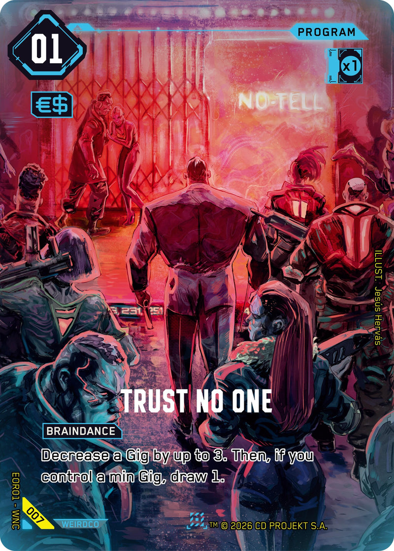 Image for Trust No One (007) [Edgerunner Open Season 1] - Cyberpunk TCG