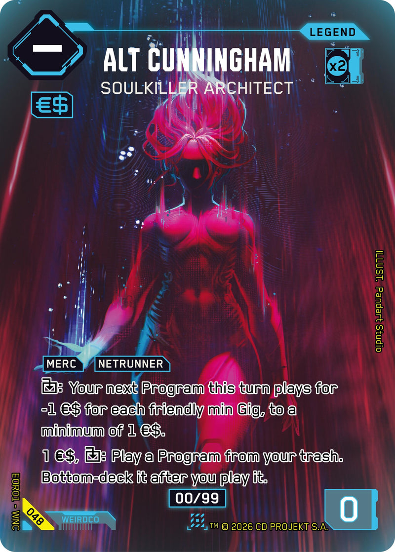 Image for Alt Cunningham - Soulkiller Architect (048) [Edgerunner Open Season 1] - Cyberpunk TCG