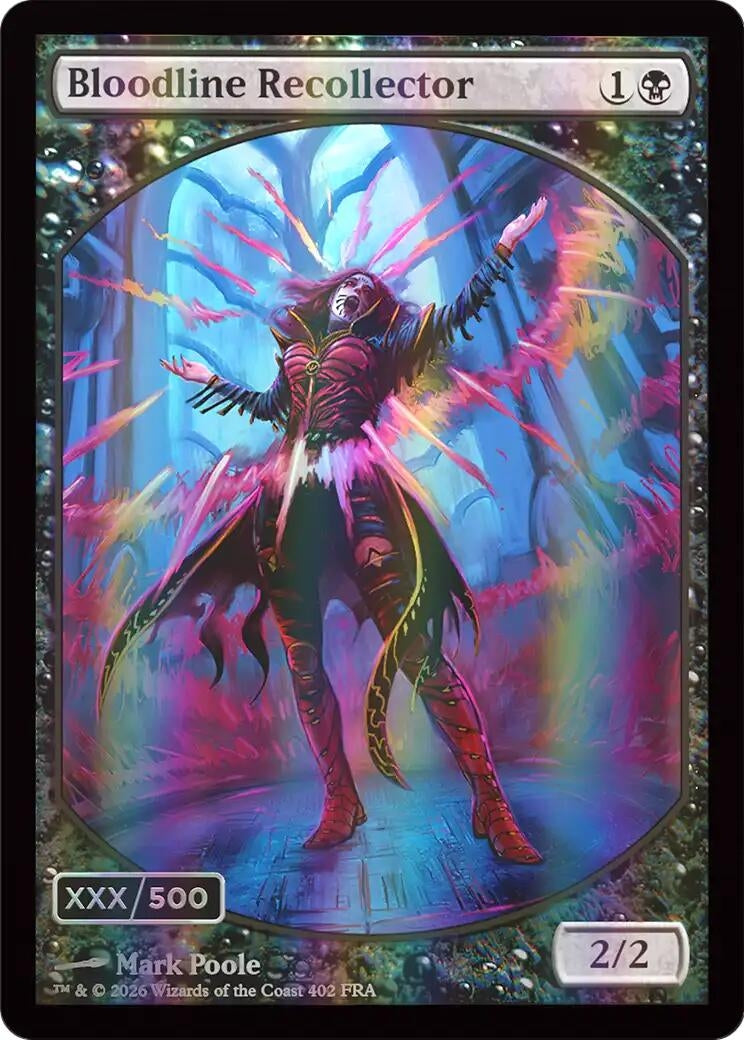 Image for Bloodline Recollector (Retro Frame) (Serial Numbered) (Double Rainbow Foil) (402) [Reality Fracture] - Magic: The Gathering