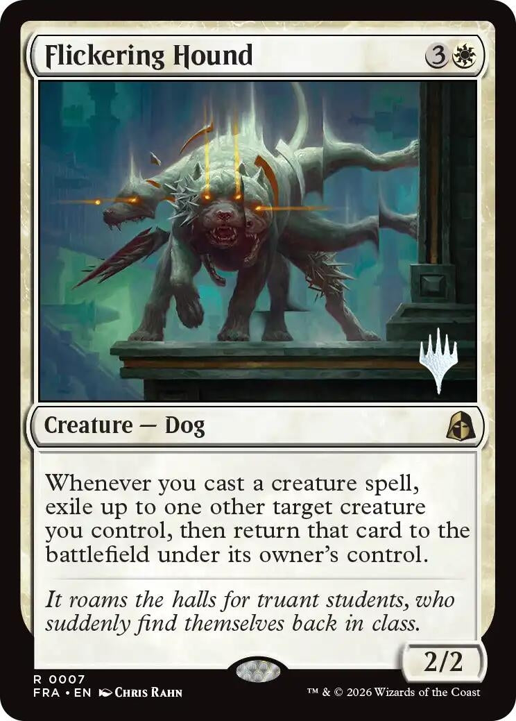 Image for Flickering Hound (7) [Promo Pack: Reality Fracture] - Magic: The Gathering