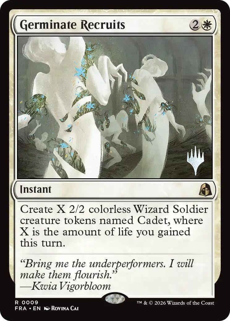 Image for Germinate Recruits (9) [Promo Pack: Reality Fracture] - Magic: The Gathering