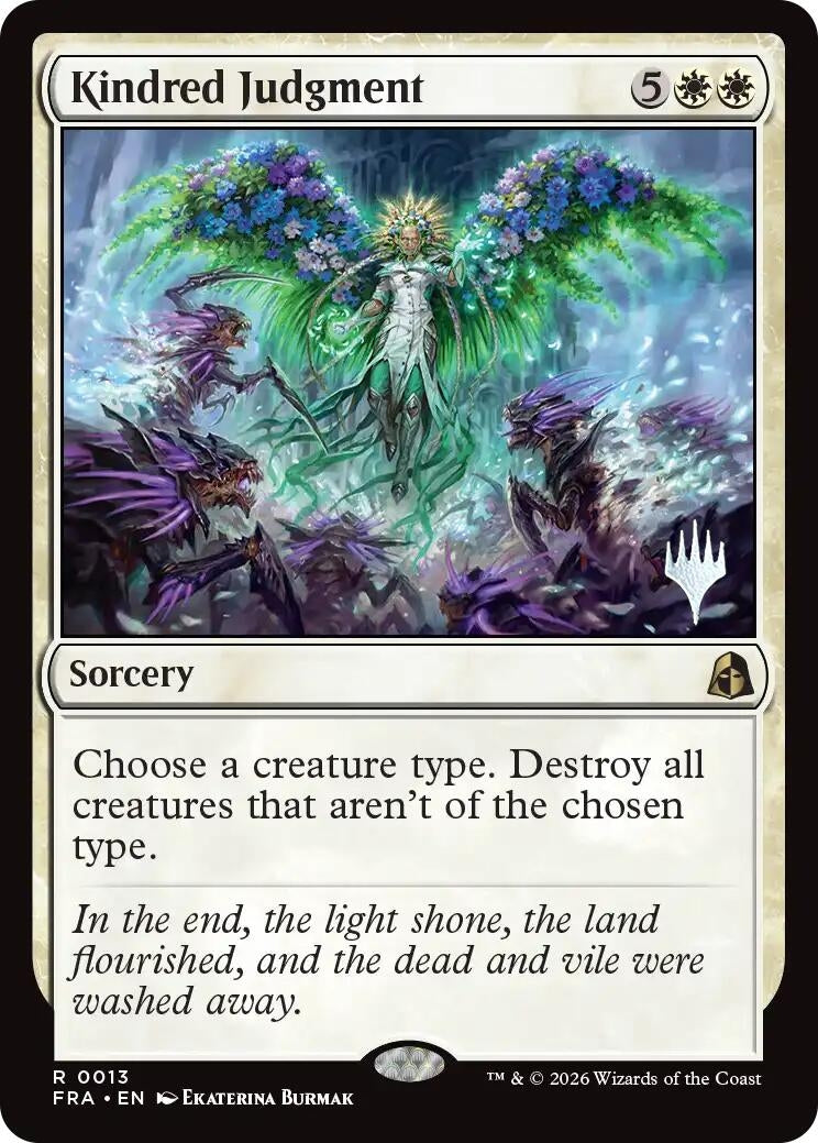 Image for Kindred Judgment (13) [Promo Pack: Reality Fracture] - Magic: The Gathering