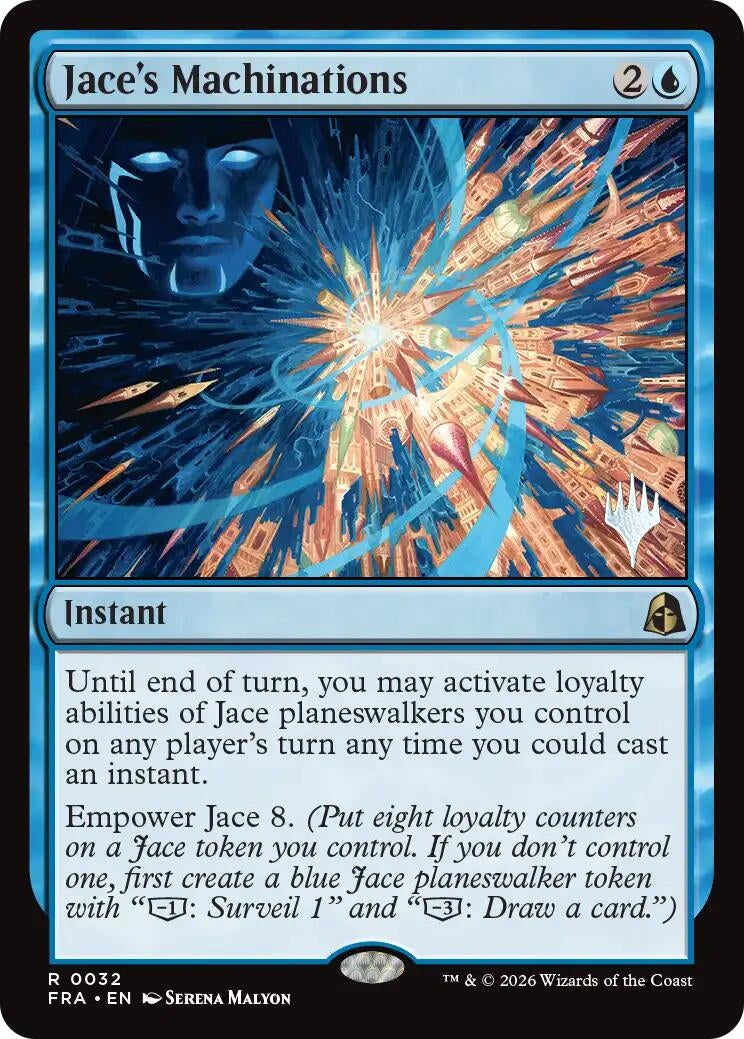 Image for Jace's Machinations (32) [Promo Pack: Reality Fracture] - Magic: The Gathering