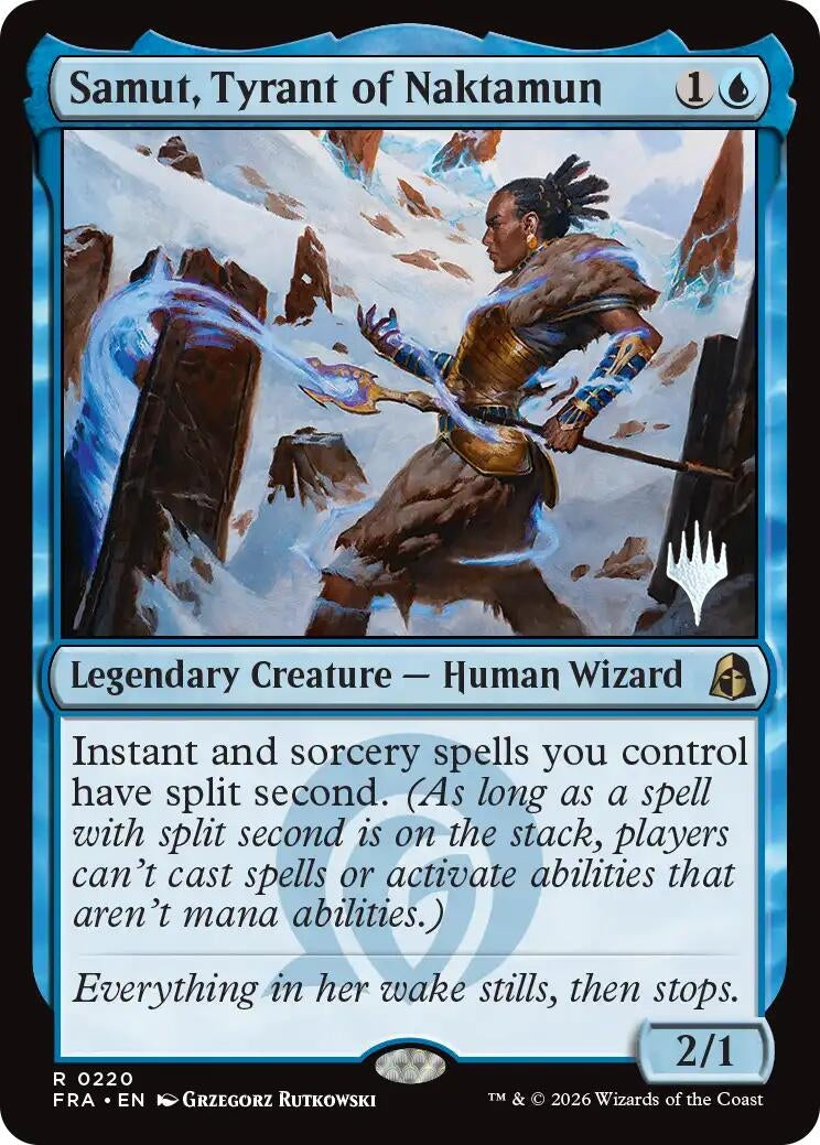 Image for Samut, Tyrant of Naktamun (220) [Promo Pack: Reality Fracture] - Magic: The Gathering