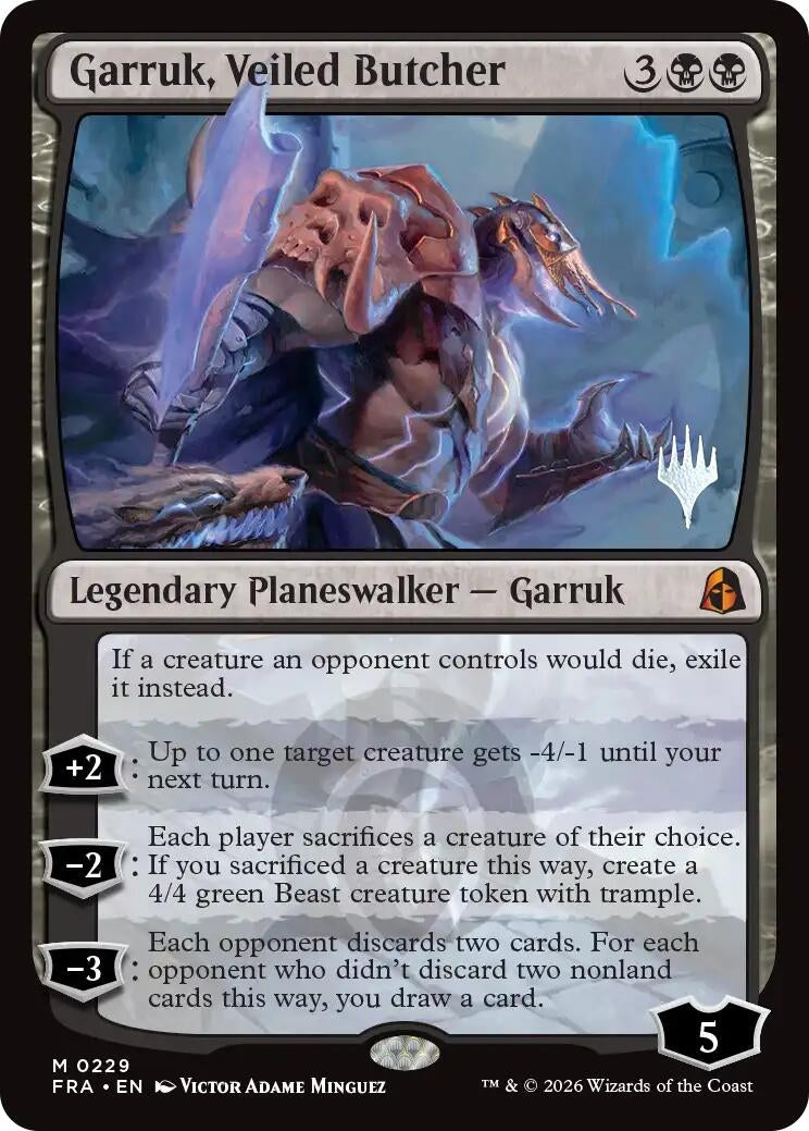 Image for Garruk, Veiled Butcher (229) [Promo Pack: Reality Fracture] - Magic: The Gathering