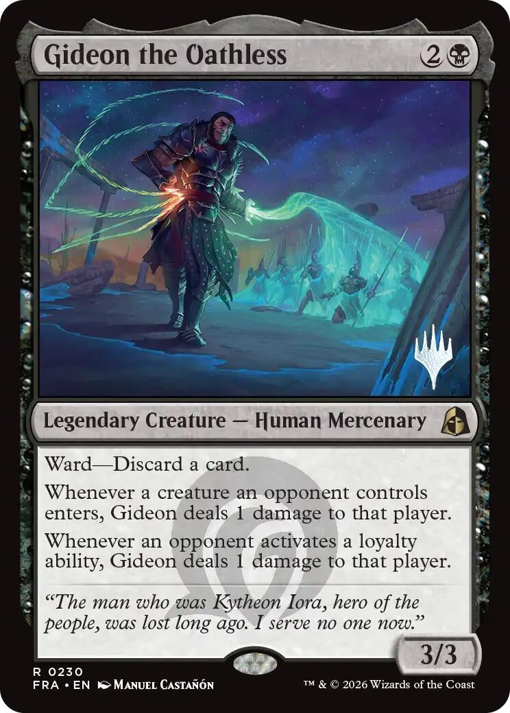 Image for Gideon the Oathless (230) [Promo Pack: Reality Fracture] - Magic: The Gathering
