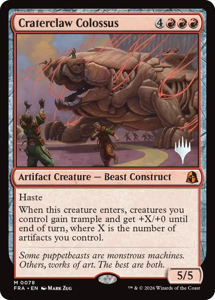 Image for Craterclaw Colossus (78) [Promo Pack: Reality Fracture] - Magic: The Gathering