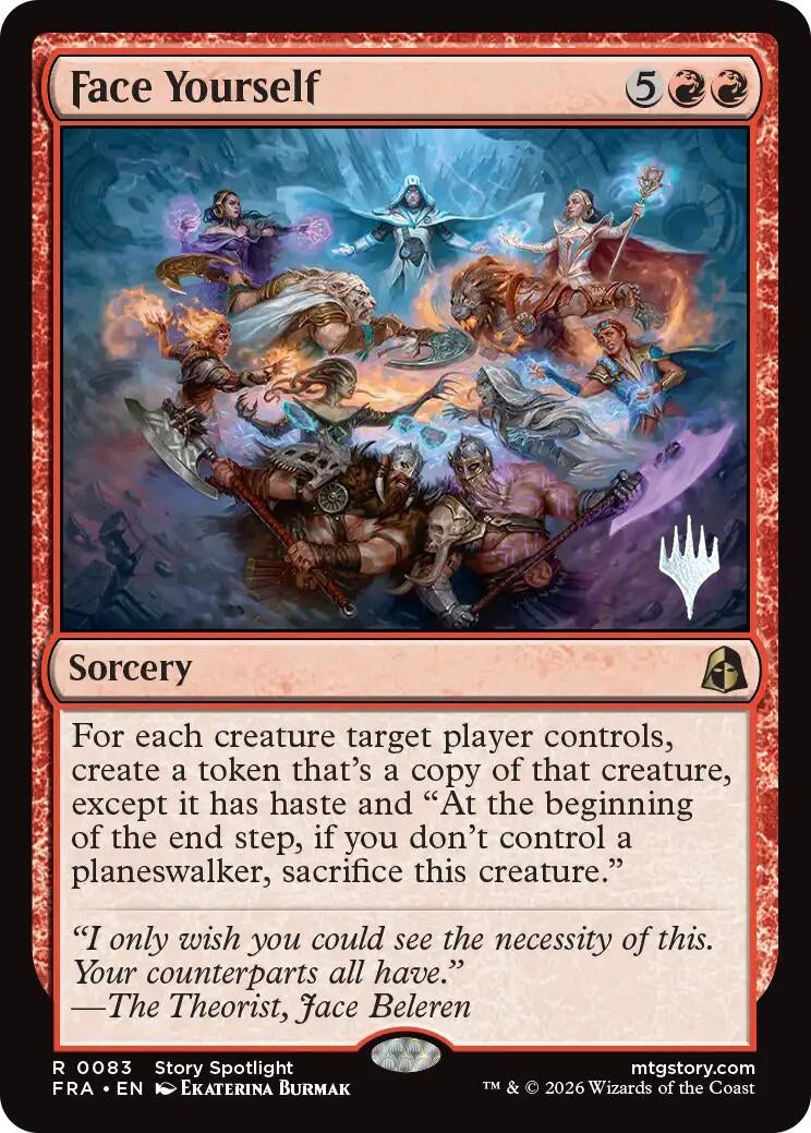 Image for Face Yourself (83) [Promo Pack: Reality Fracture] - Magic: The Gathering