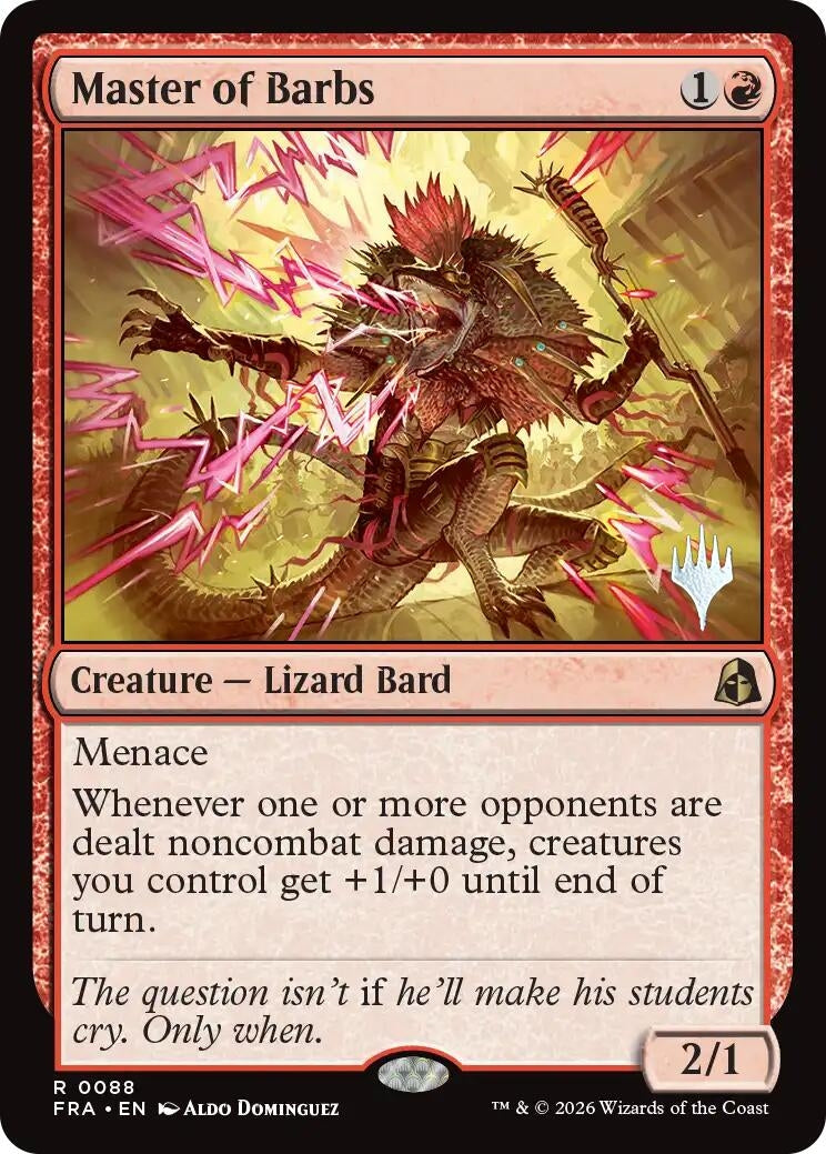 Image for Master of Barbs (88) [Promo Pack: Reality Fracture] - Magic: The Gathering
