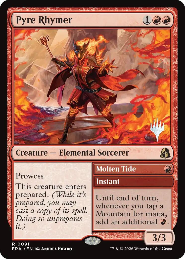 Image for Pyre Rhymer (91) [Promo Pack: Reality Fracture] - Magic: The Gathering
