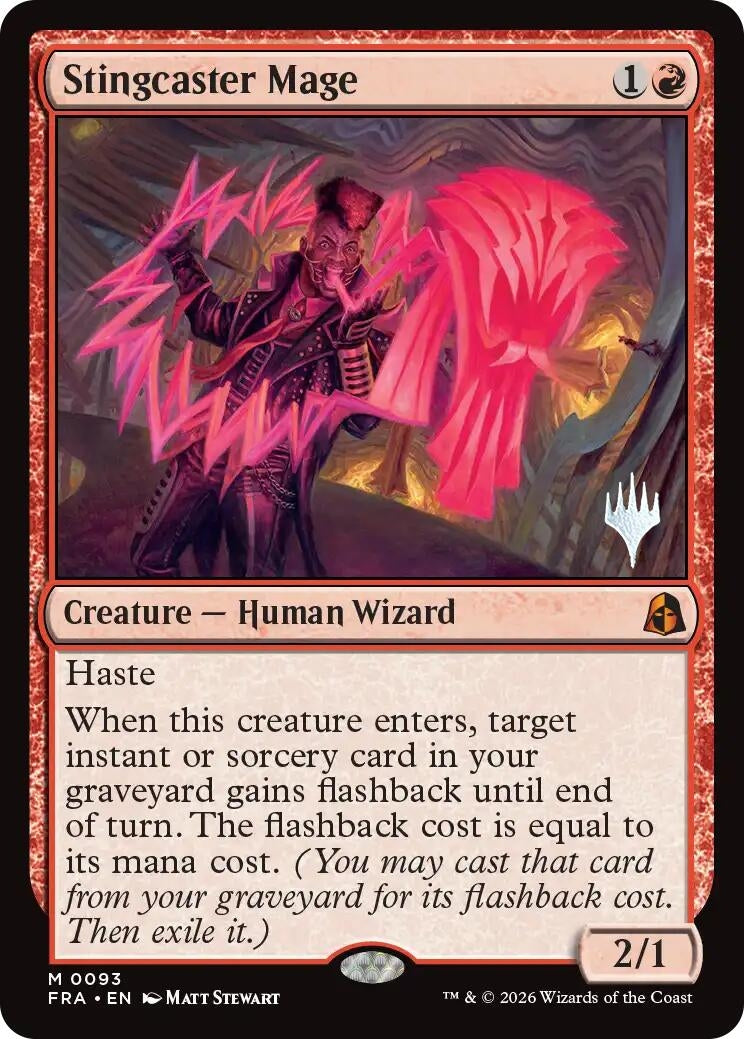 Image for Stingcaster Mage (93) [Promo Pack: Reality Fracture] - Magic: The Gathering
