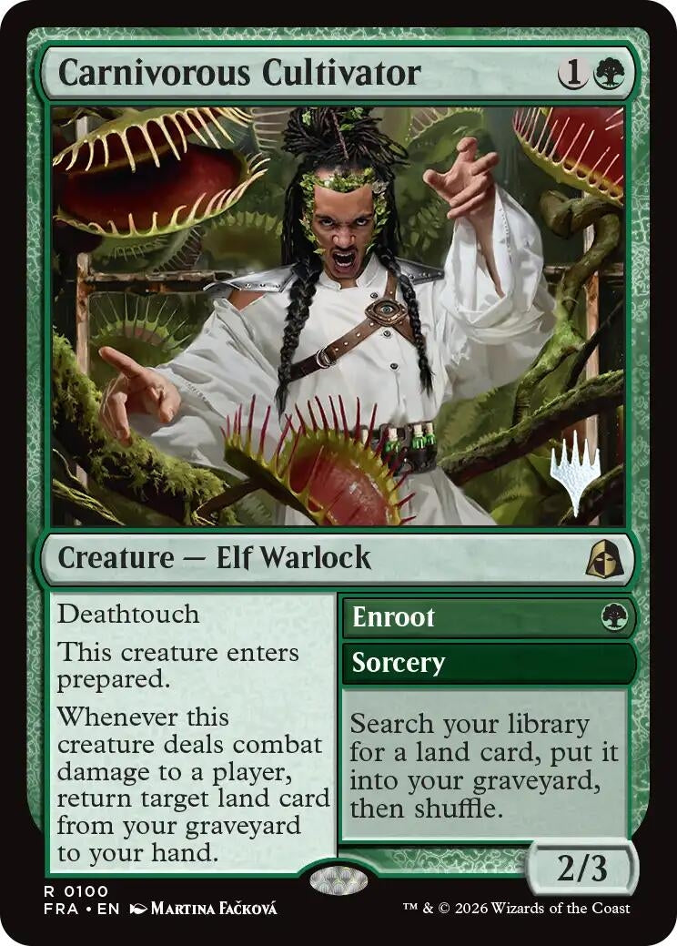 Image for Carnivorous Cultivator (100) [Promo Pack: Reality Fracture] - Magic: The Gathering