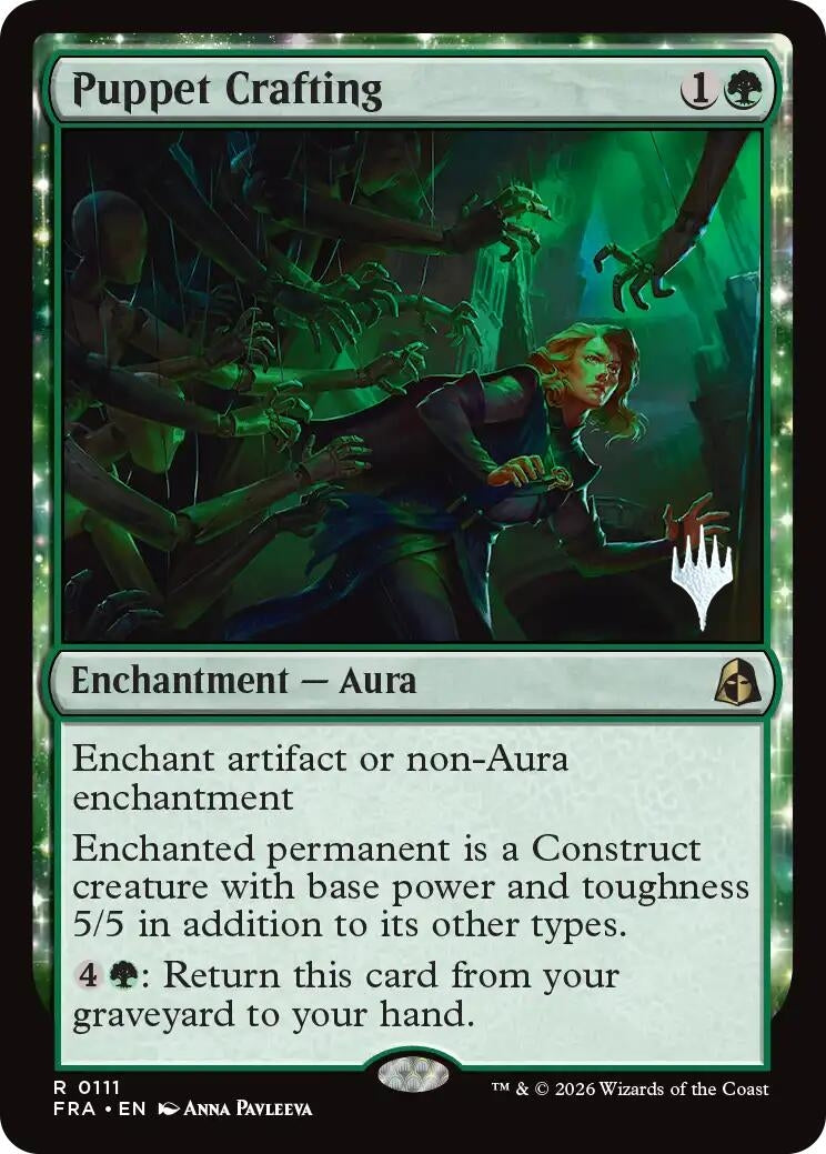 Image for Puppet Crafting (111) [Promo Pack: Reality Fracture] - Magic: The Gathering