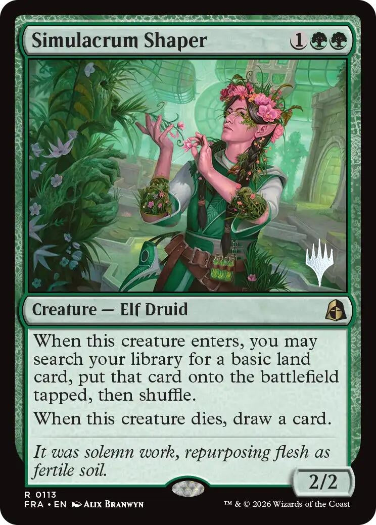 Image for Simulacrum Shaper (113) [Promo Pack: Reality Fracture] - Magic: The Gathering