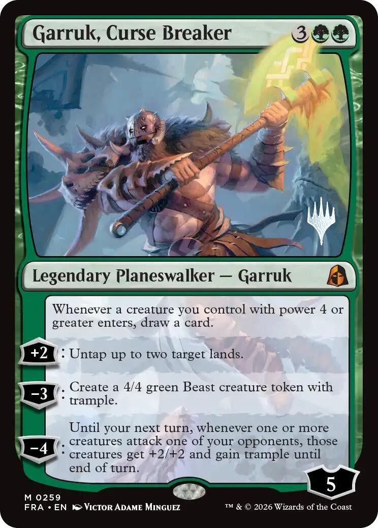 Image for Garruk, Curse Breaker (259) [Promo Pack: Reality Fracture] - Magic: The Gathering