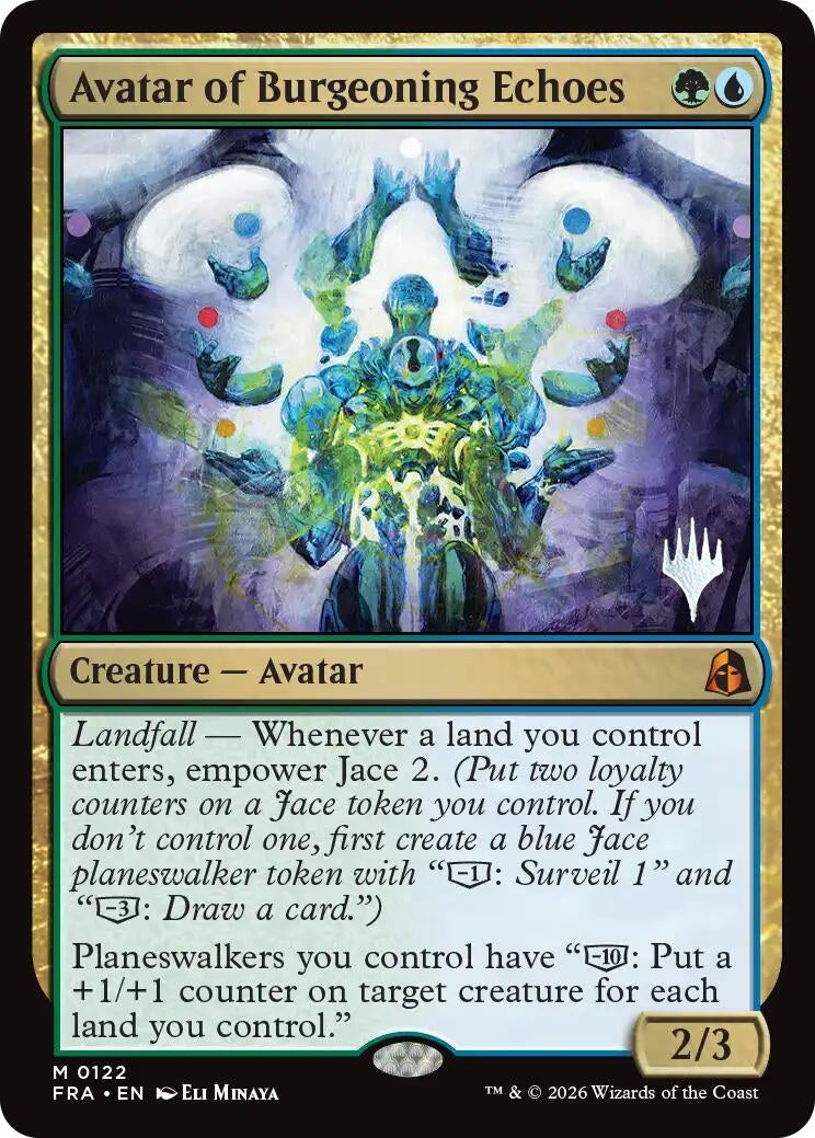 Image for Avatar of Burgeoning Echoes (122) [Promo Pack: Reality Fracture] - Magic: The Gathering