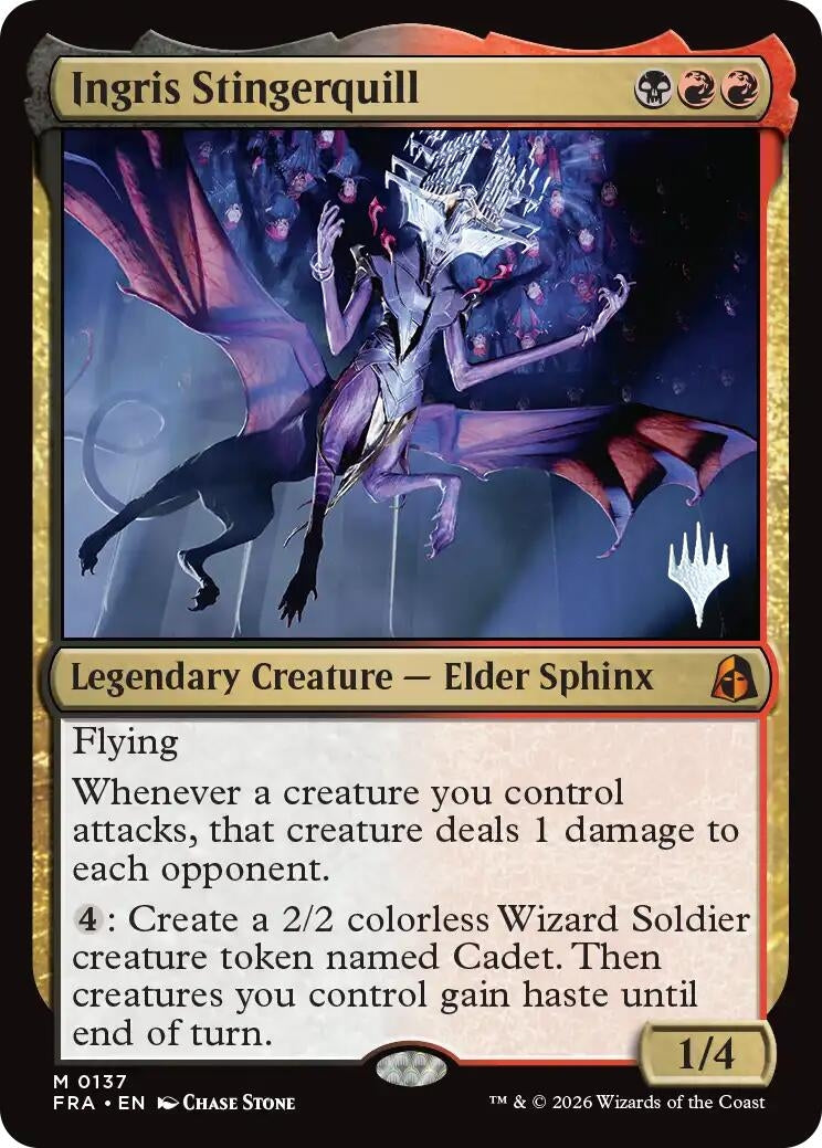 Image for Ingris Stingerquill (137) [Promo Pack: Reality Fracture] - Magic: The Gathering