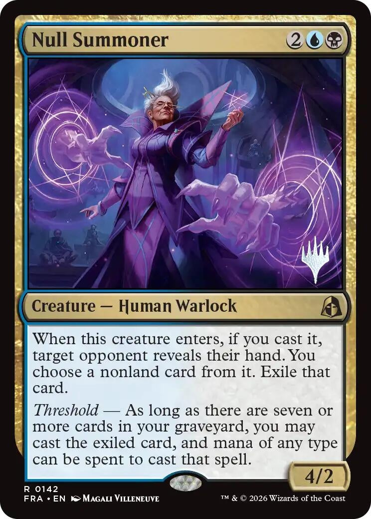 Image for Null Summoner (142) [Promo Pack: Reality Fracture] - Magic: The Gathering