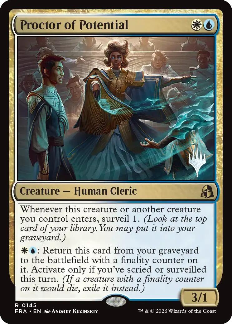 Image for Proctor of Potential (145) [Promo Pack: Reality Fracture] - Magic: The Gathering