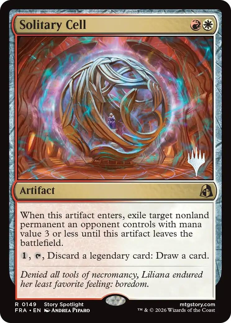 Image for Solitary Cell (149) [Promo Pack: Reality Fracture] - Magic: The Gathering