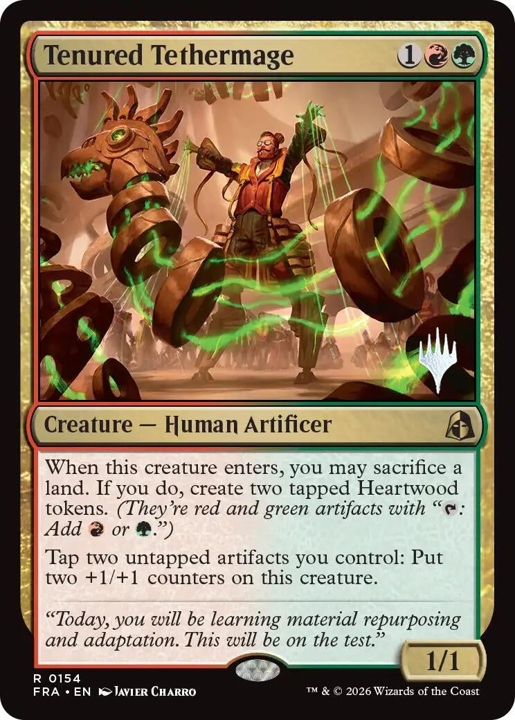 Image for Tenured Tethermage (154) [Promo Pack: Reality Fracture] - Magic: The Gathering