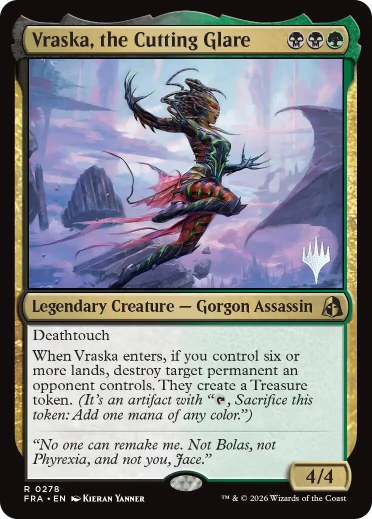 Image for Vraska, the Cutting Glare (278) [Promo Pack: Reality Fracture] - Magic: The Gathering